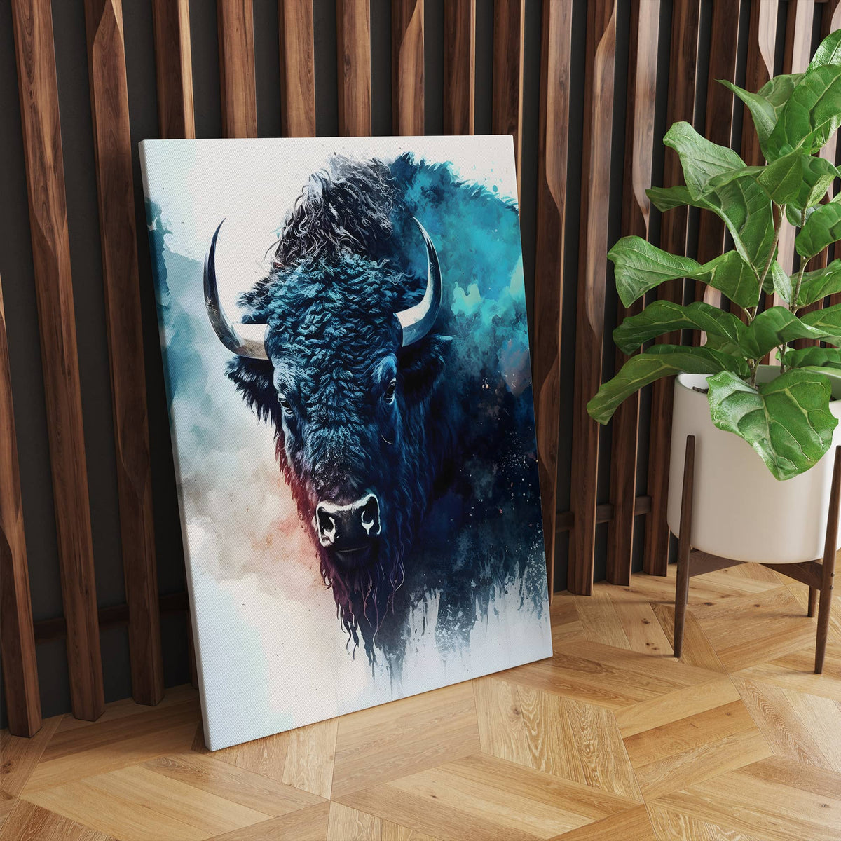 Blue Buffalo Canvas Print Blue Buffalo Canvas Art Prints Canada