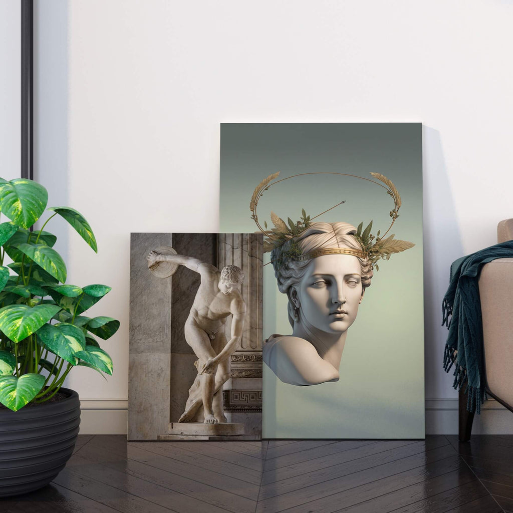 Greek goddess art print | Canvas wall art print, Greek goddess statue, Greek goddess print, Greek goddess art, goddess print, Goddess art