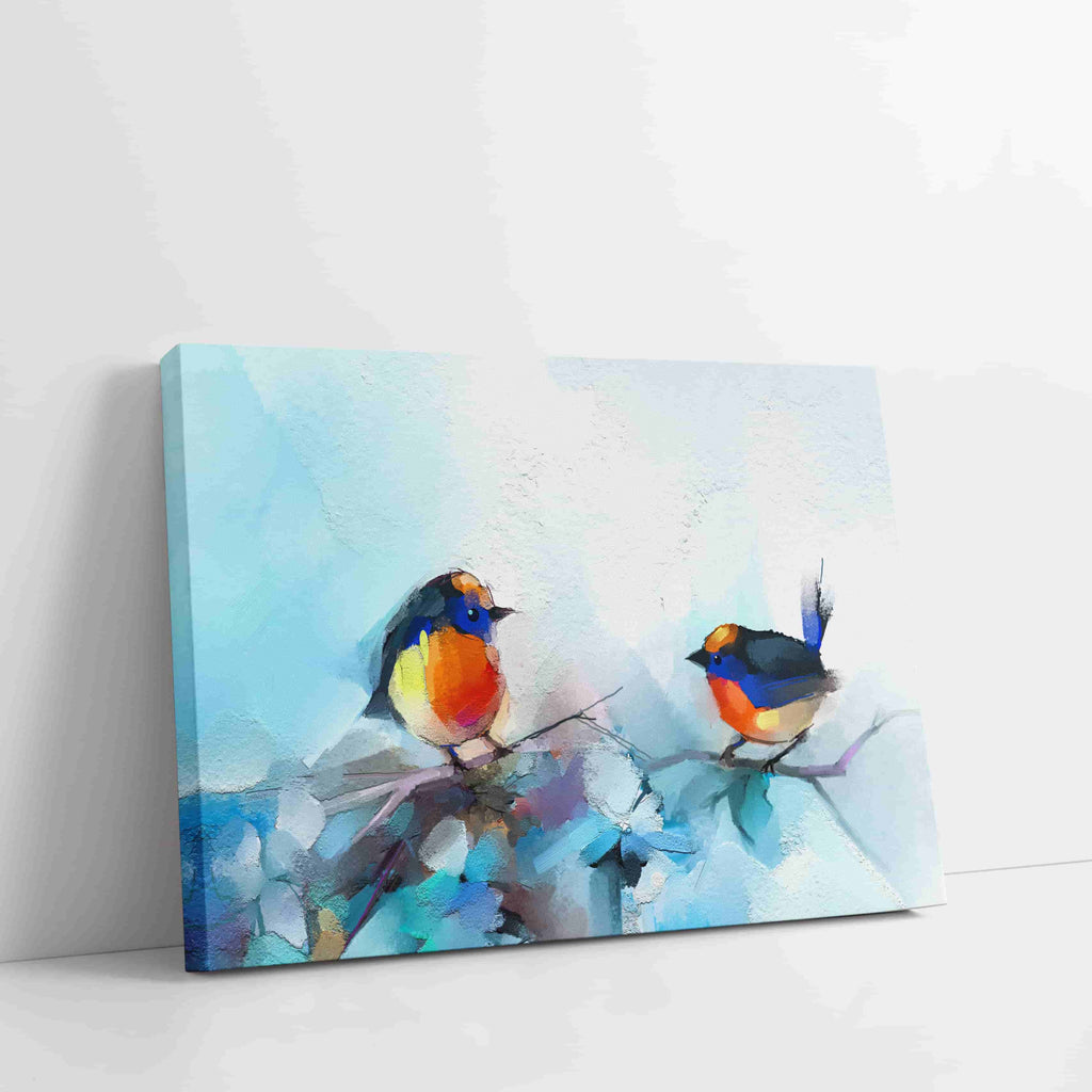 Watercolor Bird Print | Canvas wall art print by Wall Nostalgia. Custom Canvas Prints, Made in Calgary, Canada | Bird Painting Canvas, Bird Wall Art, Living Room Wall Art, Bird Canvas Wall Art, Bird Canvas Art, Bird Canvas Printing, Custom Photo Canvas Canada, Photo to Canvas Canada, Trendy Wall Art Canada, Bedroom Art