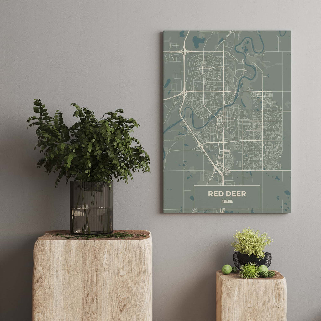 The Street Map Create customized city map prints or canvas wall art