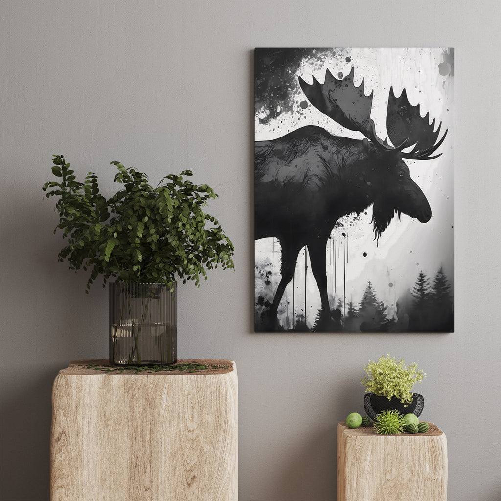 Moose Canvas Print, Moose Canvas Art Prints Canada, Moose Art Prints | Canvas wall art print by Wall Nostalgia. Custom canvas prints, large canvas prints, framed canvas prints, Moose Canvas Art Print, Moose Wall Art, Moose Art, Moose Art in Prints, Moose Print, Moose Poster, Moose Picture, Moose Canvas Wall Art, Moose