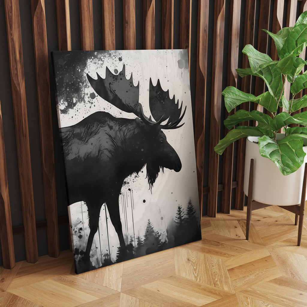 Moose Canvas Print, Moose Canvas Art Prints Canada, Moose Art Prints | Canvas wall art print by Wall Nostalgia. Custom canvas prints, large canvas prints, framed canvas prints, Moose Canvas Art Print, Moose Wall Art, Moose Art, Moose Art in Prints, Moose Print, Moose Poster, Moose Picture, Moose Canvas Wall Art, Moose