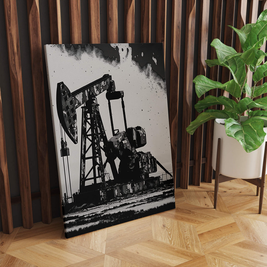 Oil and Gas Canvas Print Canada, Oil Rig Art Print, Oil and Gas Canvas | Canvas wall art print by Wall Nostalgia. Custom canvas prints, large canvas prints, framed canvas prints, Oil and Gas Canvas Wall Art Print | Oil Rig Art, Oil Rig Painting, Oil and Gas Art, Oil and Gas Decor, Oil and Gas Print, Oil Gas Painting