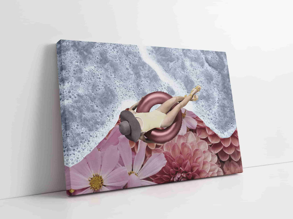 Surrealism Art Print | Canvas wall art print by Wall Nostalgia. Custom Canvas Prints, Made in Calgary, Canada | Large canvas prints, framed canvas prints, Surreal Wall Art Canvas Print | Trendy Wall Art, Feminine Wall Art, Surreal Art Print, Surrealism Print, Surreal Print, Surrealism Art Print, Bathroom Art Print