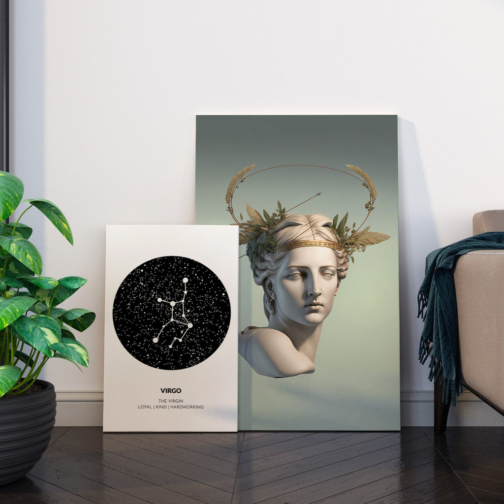 Create your own custom zodiac constellation print map or canvas wall art decor by charting the stars using your birth date. Include personalized details such as personality traits, birthstone, planet, and element to your design to truly make it yours! Made in Canada, Wall Nostalgia Star Maps are the perfect gift!