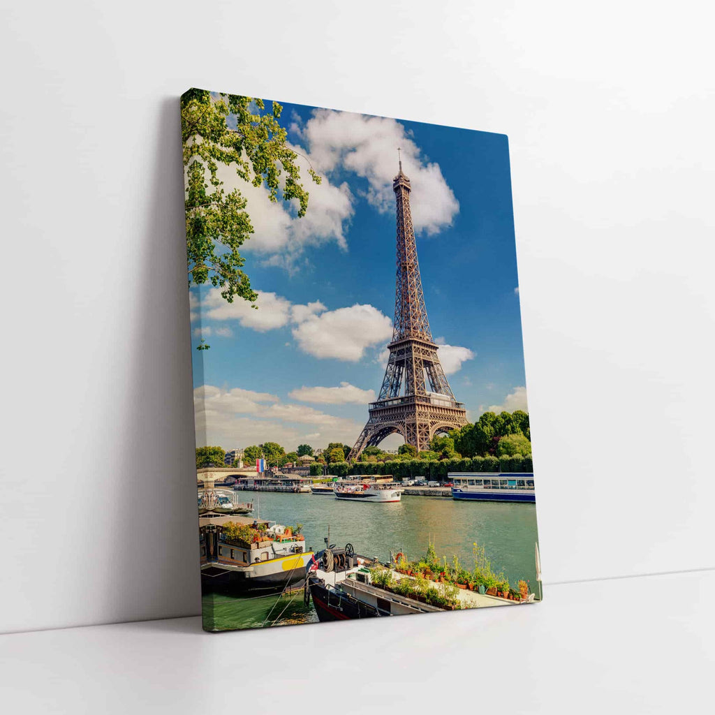 Eiffel Tower Print | Canvas wall art print by Wall Nostalgia. Custom Canvas Prints, Made in Calgary, Canada | Large canvas prints, framed canvas prints, eiffel tower picture, eiffel tower art, eiffel tower poster, eiffel tower canvas print, paris print, paris canvas art, paris art print, Paris canvas wall art print