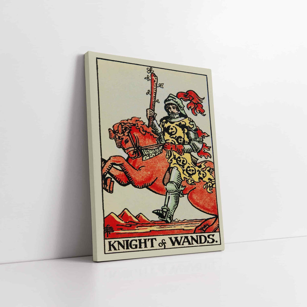 Knight Of Wands Tarot Card Art Print Tarot Card Canvas Print Canada Knight Of Wands Tarot Card Art Print Tarot Card Canvas Print Canada