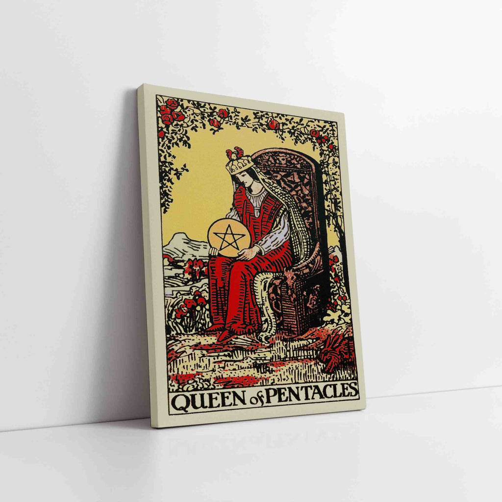 Canvas_Wall_Art_Prints_Wall_Nostalgia_Custom_Art_Prints_Calgary_Alberta_Canada-tarot-card-queen-of-pentacleds_1024x1024.jpg?v=1708556574