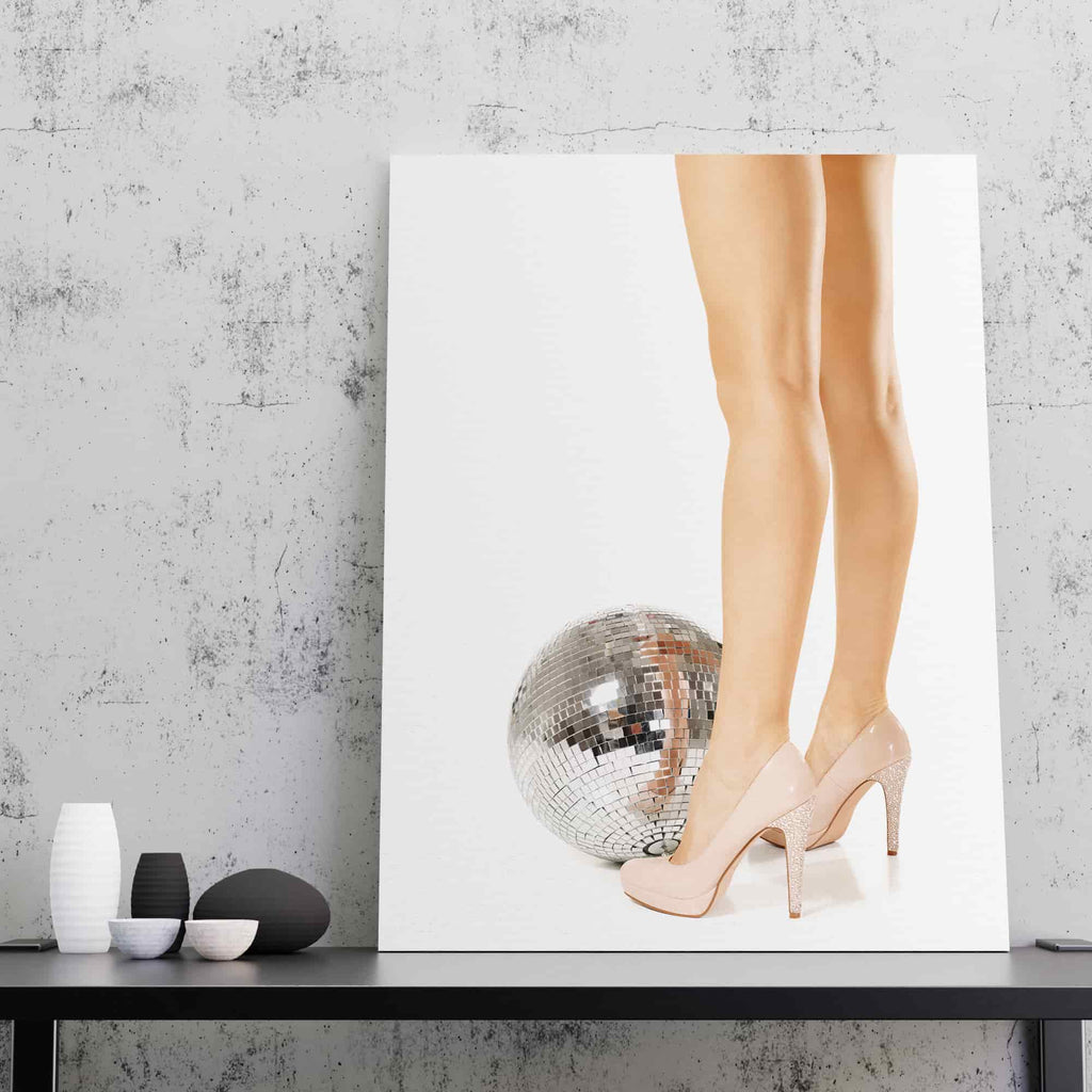 Disco Ball Print | Canvas wall art print by Wall Nostalgia. Custom Canvas Prints, Made in Calgary, Canada | Large canvas prints, framed canvas prints, Trendy Wall Art Disco Ball Print, Disco Ball Poster, Feminine Wall Art, Disco Ball Art Print, Disco Ball Wall Art, Disco Ball Wall Art Print, feminine wall art prints