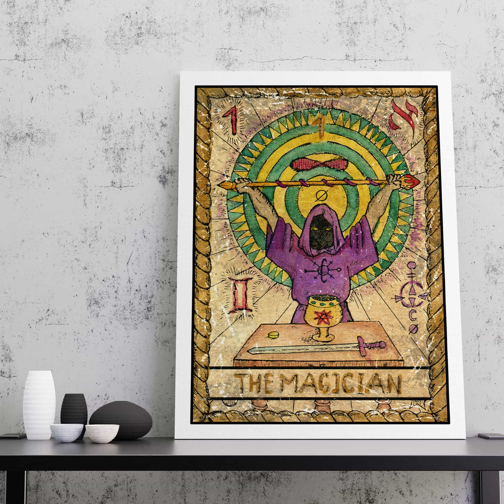 The Magician Tarot Card Canvas Wall Art Print Canvas Art Print Canada the-magician-tarot-card-canvas-wall-art-print-canvas-art-print-canada