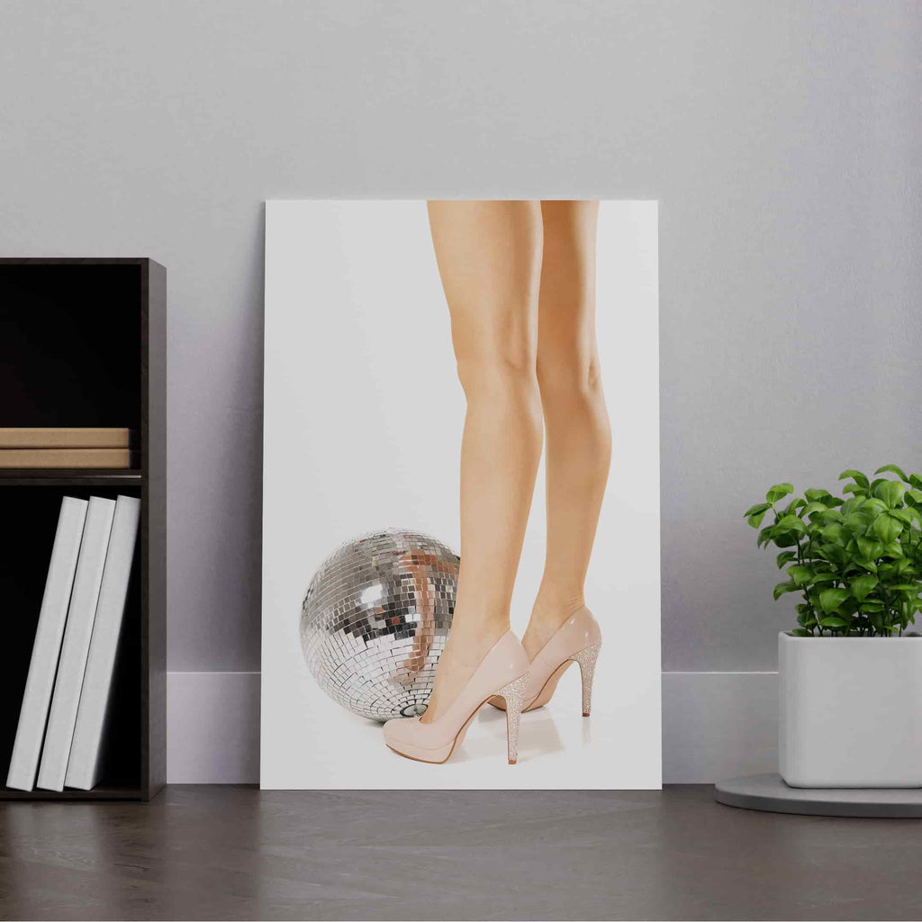 Disco Ball Print | Canvas wall art print by Wall Nostalgia. Custom Canvas Prints, Made in Calgary, Canada | Large canvas prints, framed canvas prints, Trendy Wall Art Disco Ball Print, Disco Ball Poster, Feminine Wall Art, Disco Ball Art Print, Disco Ball Wall Art, Disco Ball Wall Art Print, feminine wall art prints