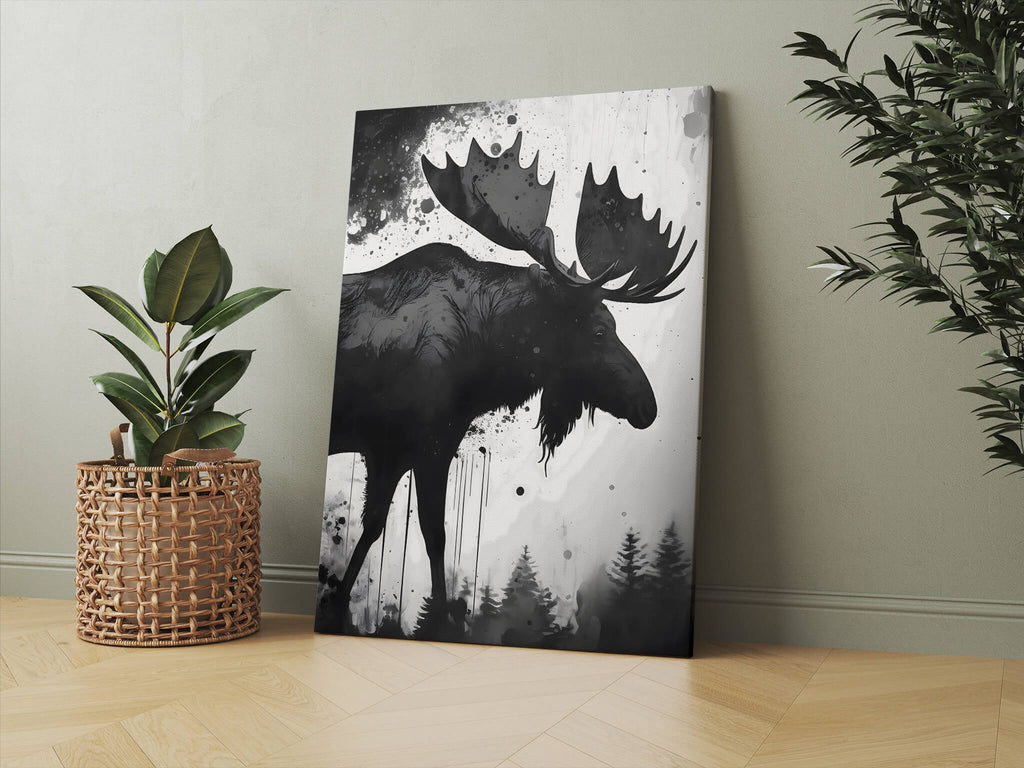 Moose Canvas Print, Moose Canvas Art Prints Canada, Moose Art Prints | Canvas wall art print by Wall Nostalgia. Custom canvas prints, large canvas prints, framed canvas prints, Moose Canvas Art Print, Moose Wall Art, Moose Art, Moose Art in Prints, Moose Print, Moose Poster, Moose Picture, Moose Canvas Wall Art, Moose
