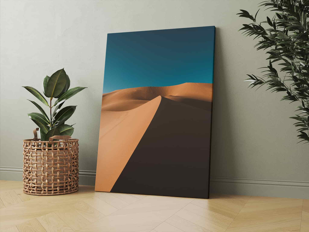 Desert Sand Canvas Print | Canvas wall art print by Wall Nostalgia. Custom Canvas Prints, Made in Calgary, Canada | Large canvas prints, framed canvas prints, Desert Canvas Art | Desert Print, Desert Wall Art, Desert Art, Modern Wall Art Print, Minimalist Wall Art Print, Desert Canvas Art, Desert Sand Wall Art, Sahara