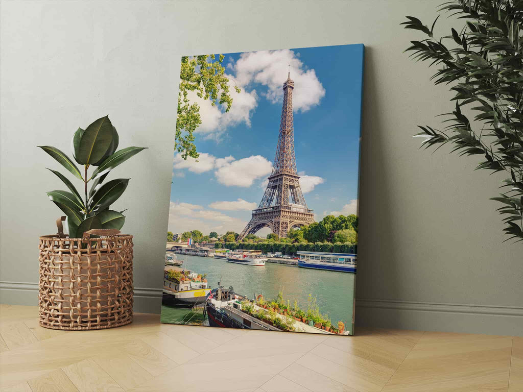 Eiffel Tower Print | Canvas wall art print by Wall Nostalgia. Custom Canvas Prints, Made in Calgary, Canada | Large canvas prints, framed canvas prints, eiffel tower picture, eiffel tower art, eiffel tower poster, eiffel tower canvas print, paris print, paris canvas art, paris art print, Paris canvas wall art print