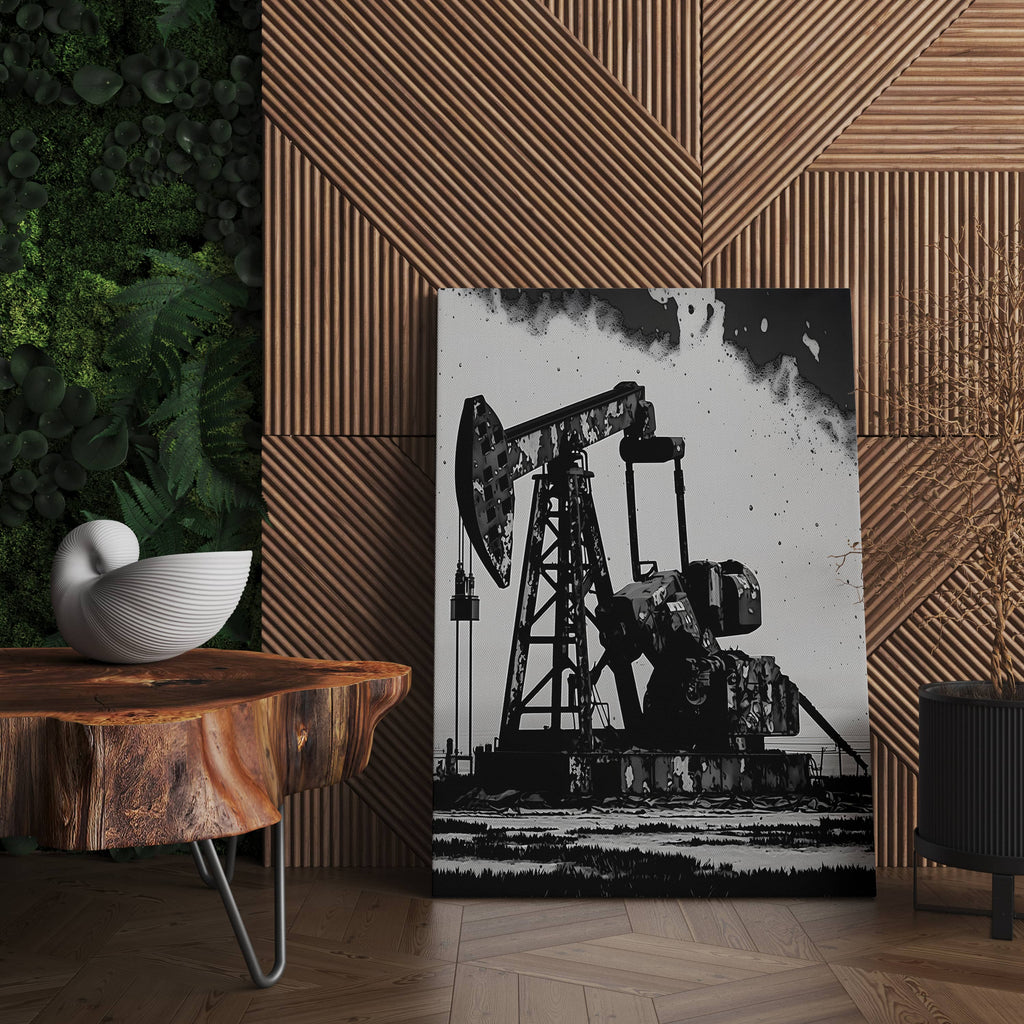 Oil and Gas Canvas Print Canada, Oil Rig Art Print, Oil and Gas Canvas | Canvas wall art print by Wall Nostalgia. Custom canvas prints, large canvas prints, framed canvas prints, Oil and Gas Canvas Wall Art Print | Oil Rig Art, Oil Rig Painting, Oil and Gas Art, Oil and Gas Decor, Oil and Gas Print, Oil Gas Painting
