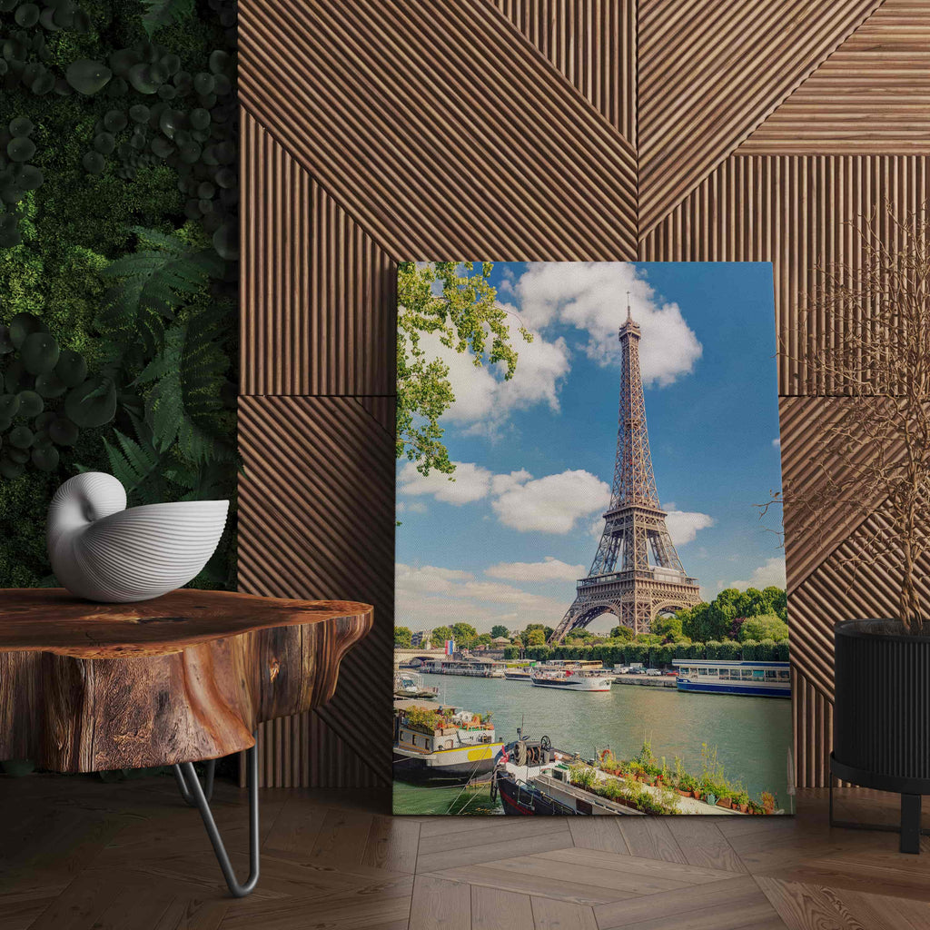 Eiffel Tower Print | Canvas wall art print by Wall Nostalgia. Custom Canvas Prints, Made in Calgary, Canada | Large canvas prints, framed canvas prints, eiffel tower picture, eiffel tower art, eiffel tower poster, eiffel tower canvas print, paris print, paris canvas art, paris art print, Paris canvas wall art print