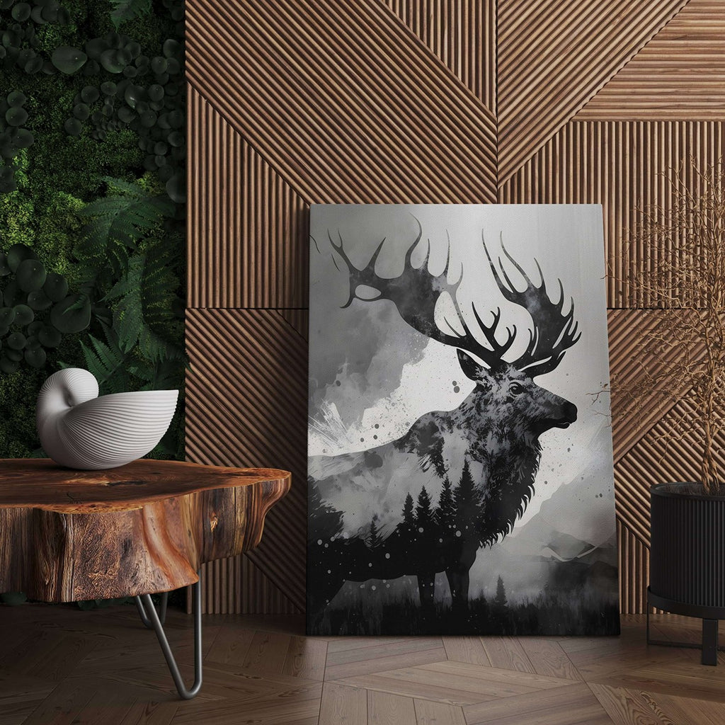 Elk Canvas Art Print, Elk Canvas Wall Art Prints Canada, Elk Print Art | Canvas wall art print by Wall Nostalgia. Custom canvas prints, made in Canada, large canvas prints, framed canvas prints, Wilderness Print, Outdoor Art Print, Wilderness Art, Canvas Art Prints, Elk Art Print, Elk Canvas Print, Wildlife Prints Art
