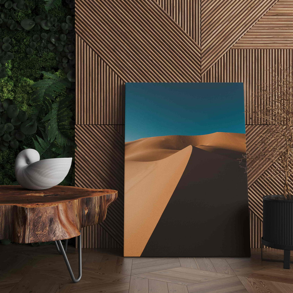 Desert Sand Canvas Print | Canvas wall art print by Wall Nostalgia. Custom Canvas Prints, Made in Calgary, Canada | Large canvas prints, framed canvas prints, Desert Canvas Art | Desert Print, Desert Wall Art, Desert Art, Modern Wall Art Print, Minimalist Wall Art Print, Desert Canvas Art, Desert Sand Wall Art, Sahara