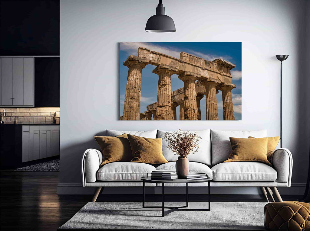 Greece Canvas Photo Print | Canvas wall art print by Wall Nostalgia. Custom Canvas Prints, Made in Calgary, Canada | Large canvas prints, framed canvas prints, athens greece art print, living room wall art prints, large wall art prints, canvas wall art prints, canvas photo prints, trendy wall art prints, couch wall art