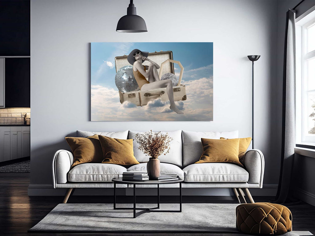 Trendy Wall Art Print | Canvas wall art print by Wall Nostalgia. Custom Canvas Prints, Made in Calgary, Canada | Large canvas prints, framed canvas prints, feminine wall art, bathroom art prints, bedroom art prints, canvas wall art canada, canvas wall art canada, bedroom wall art canada, bedroom art prints canada
