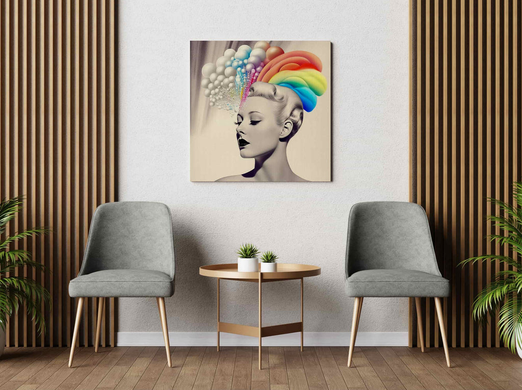 Surrealism Wall Art Canvas Print | Canvas wall art print by Wall Nostalgia. Custom Canvas Prints, Made in Calgary, Canada | Large canvas prints, canvas wall art canada, canvas prints canada, canvas art canada, LGBTQ wall art, lgbtq art, lgbtq prints, lgbtq art print, gay art print, gay wall art, gay print, pride art 
