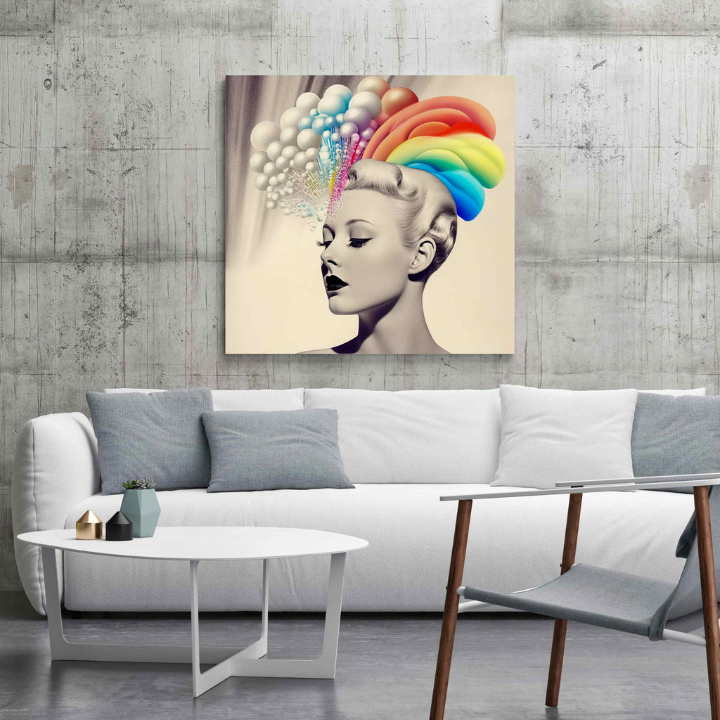 Surrealism Wall Art Canvas Print | Canvas wall art print by Wall Nostalgia. Custom Canvas Prints, Made in Calgary, Canada | Large canvas prints, canvas wall art canada, canvas prints canada, canvas art canada, LGBTQ wall art, lgbtq art, lgbtq prints, lgbtq art print, gay art print, gay wall art, gay print, pride art 