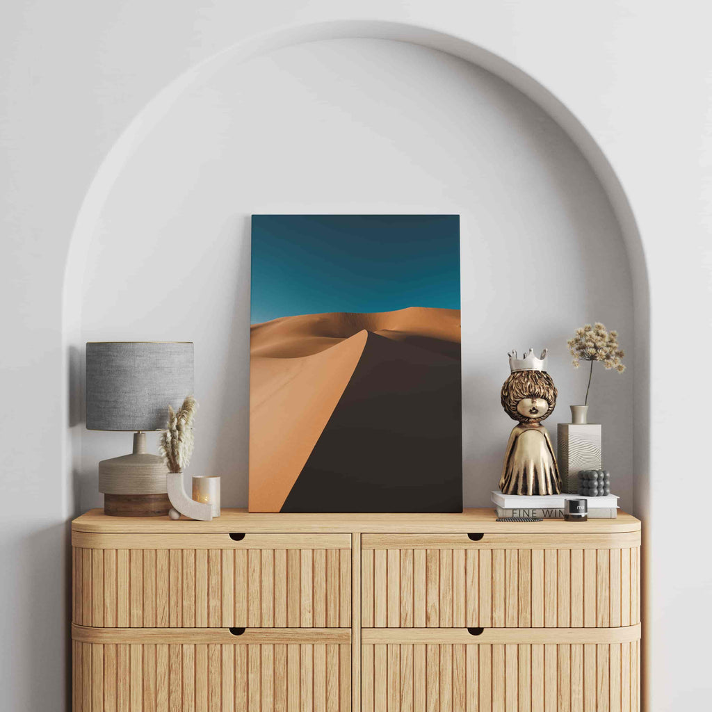 Desert Sand Canvas Print | Canvas wall art print by Wall Nostalgia. Custom Canvas Prints, Made in Calgary, Canada | Large canvas prints, framed canvas prints, Desert Canvas Art | Desert Print, Desert Wall Art, Desert Art, Modern Wall Art Print, Minimalist Wall Art Print, Desert Canvas Art, Desert Sand Wall Art, Sahara