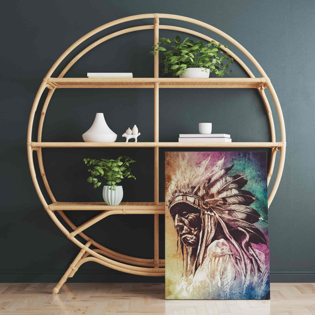 Native American Canvas Art Print | Canvas wall art print by Wall Nostalgia. Custom Canvas Prints, Made in Calgary, Canada | Large canvas prints, Native Americans Canvas Print, Native Americans Art, Native Americans decor, Native Americans Print, Native Americans wall art, Native Art, Native Wall Art Print Canvas Canada