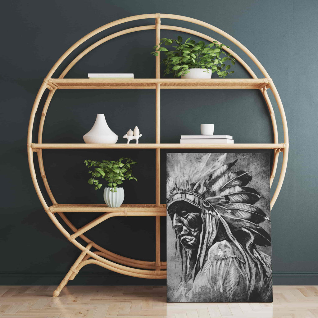 Native American Canvas Print | Canvas wall art print by Wall Nostalgia. Custom Canvas Prints, Made in Calgary, Canada | Large canvas prints, framed canvas prints, Black and White Native Americans Print | Indigenous art. Native Americans canvas wall art, Native Americans Art, Native Americans Wall Art, native art