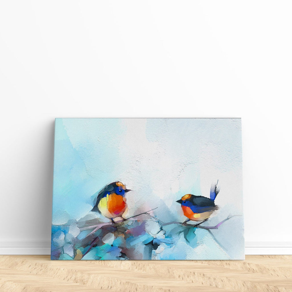Watercolor Bird Print | Canvas wall art print by Wall Nostalgia. Custom Canvas Prints, Made in Calgary, Canada | Bird Painting Canvas, Bird Wall Art, Living Room Wall Art, Bird Canvas Wall Art, Bird Canvas Art, Bird Canvas Printing, Custom Photo Canvas Canada, Photo to Canvas Canada, Trendy Wall Art Canada, Bedroom Art