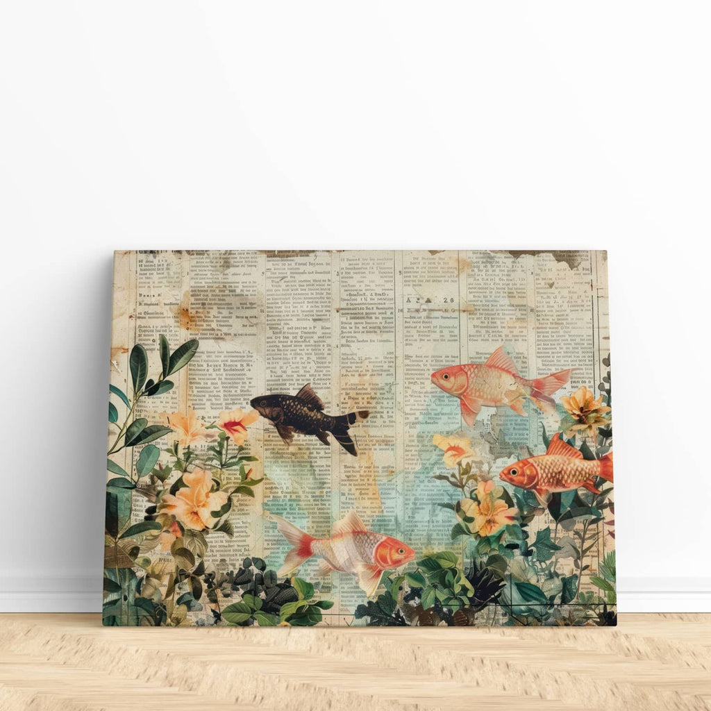 Enchanting View Canvas Wall Art Print | Canvas wall art print by Wall Nostalgia. Custom Canvas Prints, Made in Canada | Wall Art Canada, Canvas Art Canada, Large canvas prints Canada, Wall Art for Living Room, Wall Art for Office, Wall Art for Bedroom, Canvas Prints Canada, koi fish art, apartment wall art, apartment decor, girly wall art, unique wall art, trendy wall art, modern wall art canada