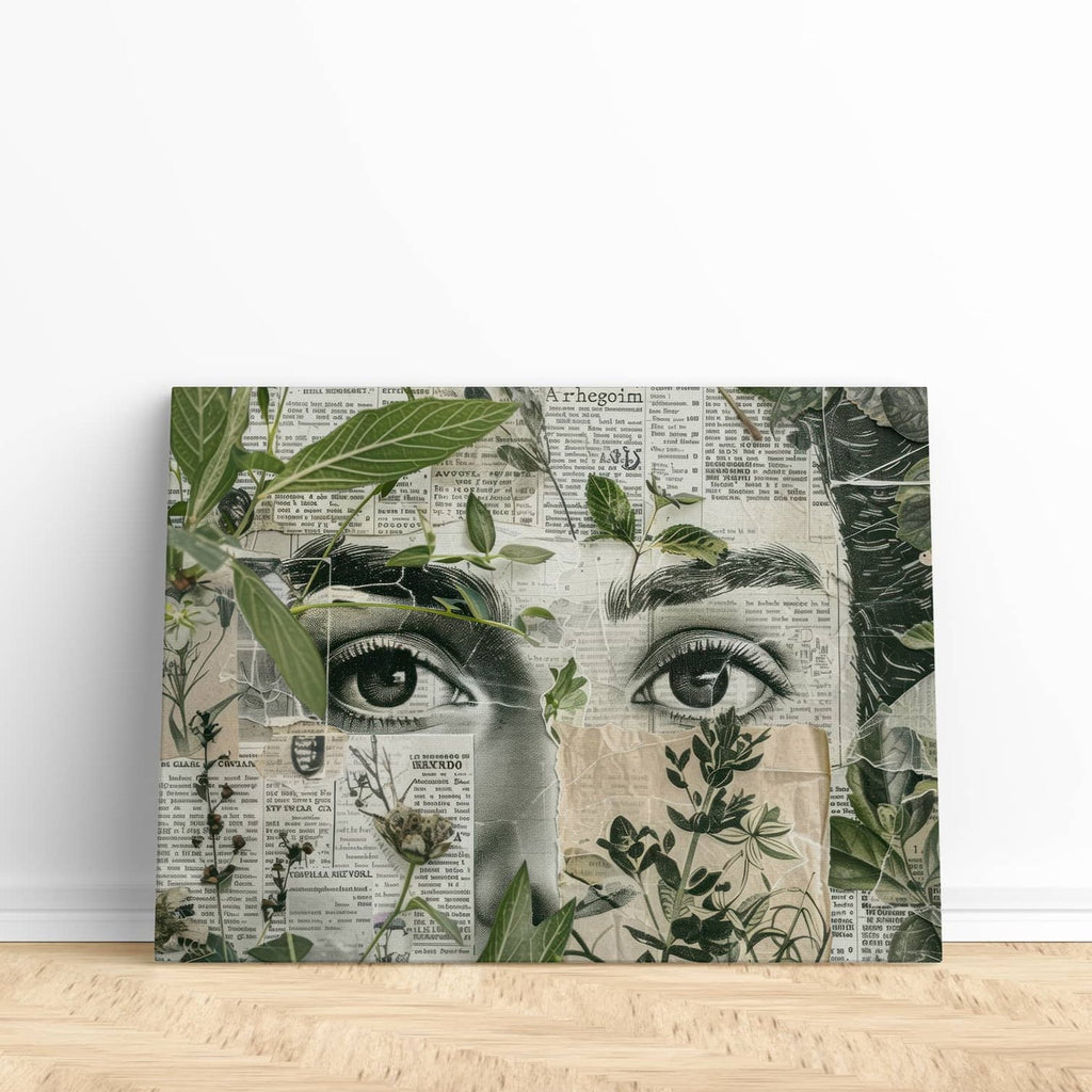 Enchanted Garden Canvas Art Print | Canvas wall art print by Wall Nostalgia. Custom Canvas Prints, Made in Canada | Wall Art Canada, Canvas Art Canada, Large canvas prints Canada, Wall Art for Living Room, Wall Art for Office, Wall Art for Bedroom, Canvas Prints Canada, unique wall art prints canada, trendy wall art prints, girl wall art, feminine wall art, custom canvas prints, custom photo canvas, apartment decor