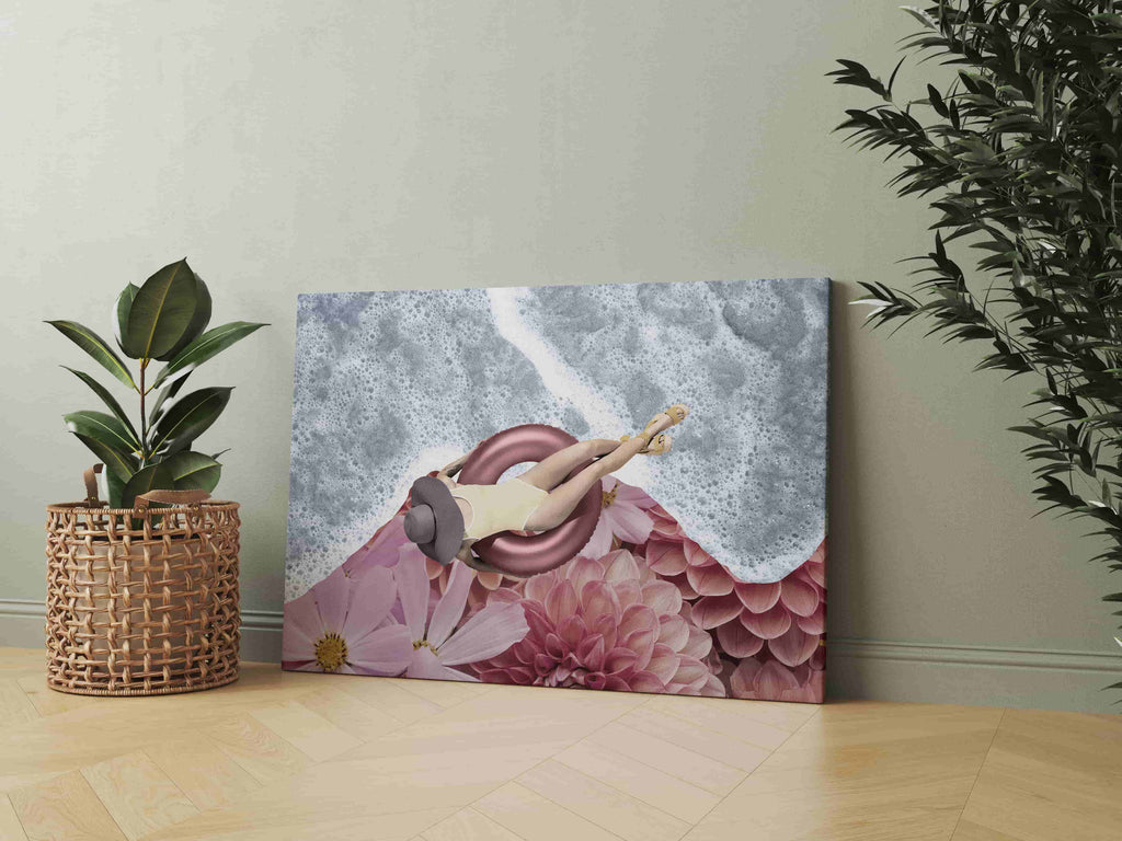 Surrealism Art Print | Canvas wall art print by Wall Nostalgia. Custom Canvas Prints, Made in Calgary, Canada | Large canvas prints, framed canvas prints, Surreal Wall Art Canvas Print | Trendy Wall Art, Feminine Wall Art, Surreal Art Print, Surrealism Print, Surreal Print, Surrealism Art Print, Bathroom Art Print