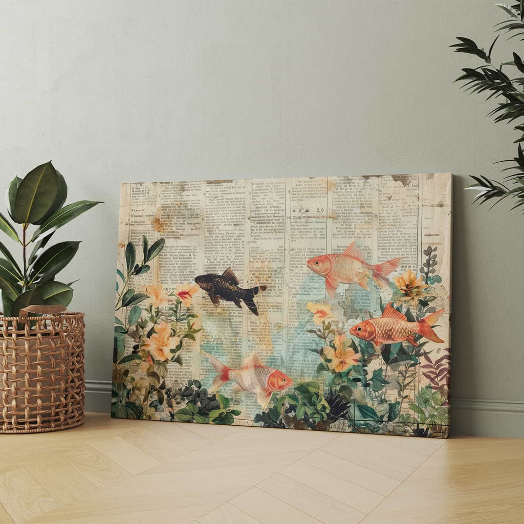 Enchanting View Canvas Wall Art Print | Canvas wall art print by Wall Nostalgia. Custom Canvas Prints, Made in Canada | Wall Art Canada, Canvas Art Canada, Large canvas prints Canada, Wall Art for Living Room, Wall Art for Office, Wall Art for Bedroom, Canvas Prints Canada, koi fish art, apartment wall art, apartment decor, girly wall art, unique wall art, trendy wall art, modern wall art canada