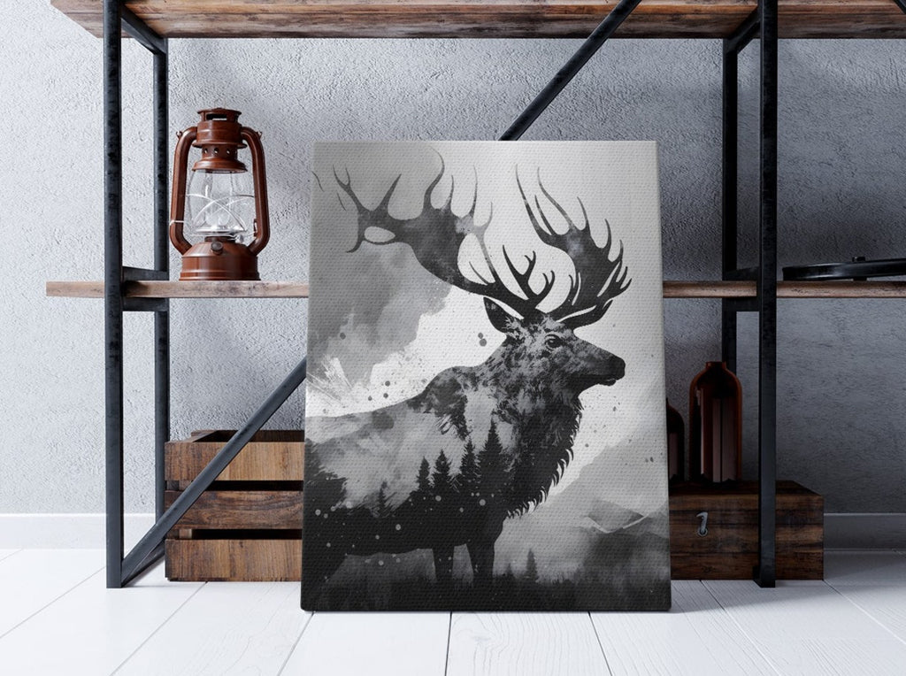 Elk Canvas Art Print, Elk Canvas Wall Art Prints Canada, Elk Print Art | Canvas wall art print by Wall Nostalgia. Custom canvas prints, made in Canada, large canvas prints, framed canvas prints, Wilderness Print, Outdoor Art Print, Wilderness Art, Canvas Art Prints, Elk Art Print, Elk Canvas Print, Wildlife Prints Art