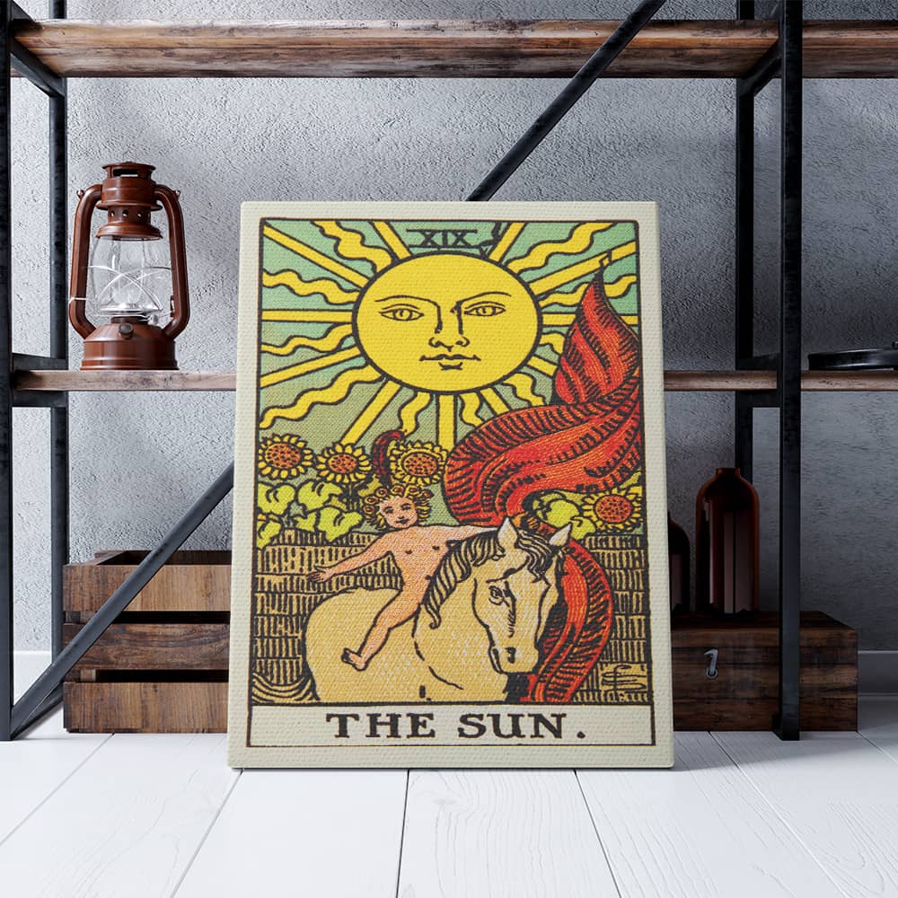 Tarot card canvas art online