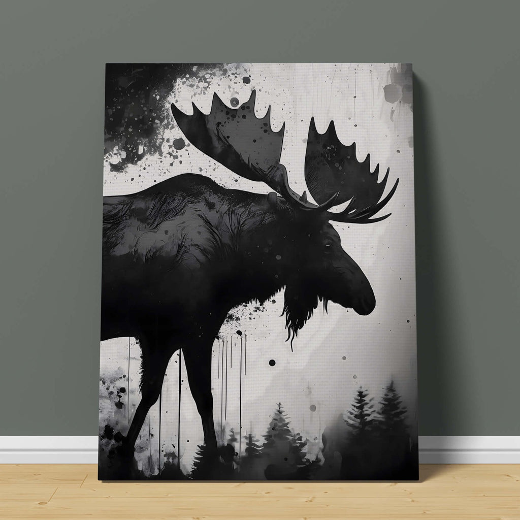 Moose Canvas Print, Moose Canvas Art Prints Canada, Moose Art Prints | Canvas wall art print by Wall Nostalgia. Custom canvas prints, large canvas prints, framed canvas prints, Moose Canvas Art Print, Moose Wall Art, Moose Art, Moose Art in Prints, Moose Print, Moose Poster, Moose Picture, Moose Canvas Wall Art, Moose