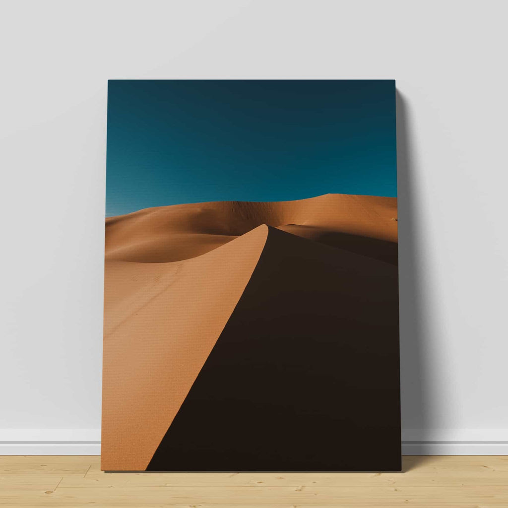 Desert Sand Canvas Print | Canvas wall art print by Wall Nostalgia. Custom Canvas Prints, Made in Calgary, Canada | Large canvas prints, framed canvas prints, Desert Canvas Art | Desert Print, Desert Wall Art, Desert Art, Modern Wall Art Print, Minimalist Wall Art Print, Desert Canvas Art, Desert Sand Wall Art, Sahara