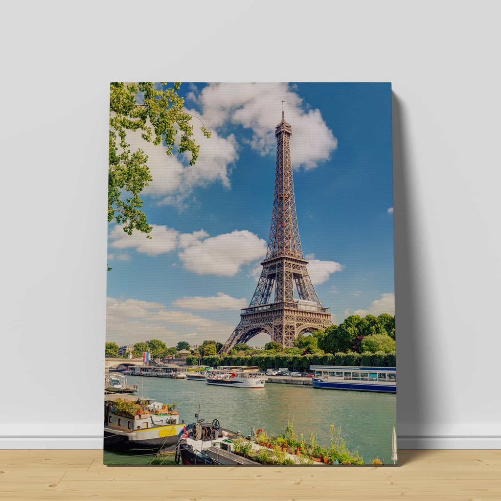 Eiffel Tower Print | Canvas wall art print by Wall Nostalgia. Custom Canvas Prints, Made in Calgary, Canada | Large canvas prints, framed canvas prints, eiffel tower picture, eiffel tower art, eiffel tower poster, eiffel tower canvas print, paris print, paris canvas art, paris art print, Paris canvas wall art print