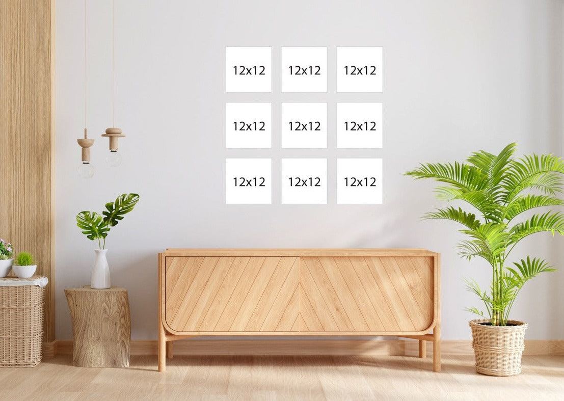 Grid Gallery Wall Layout Canvas Art, Gallery Wall Canvas Prints Canada