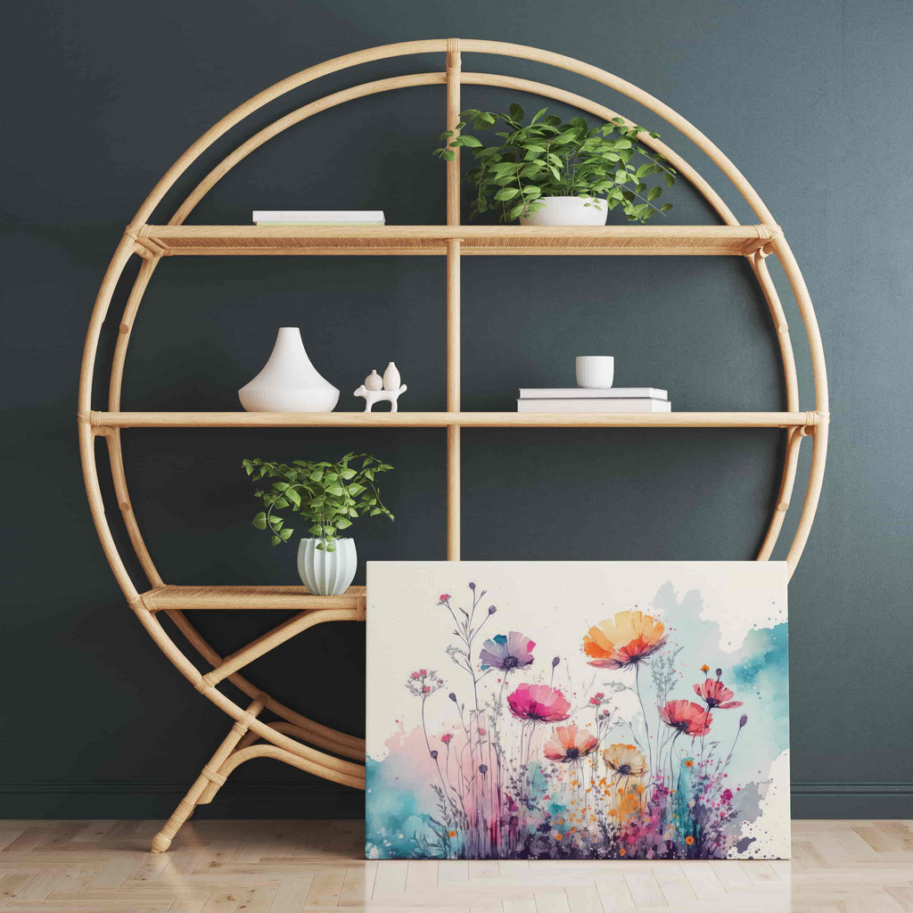 Watercolors Blooming Canvas Wall Art Print