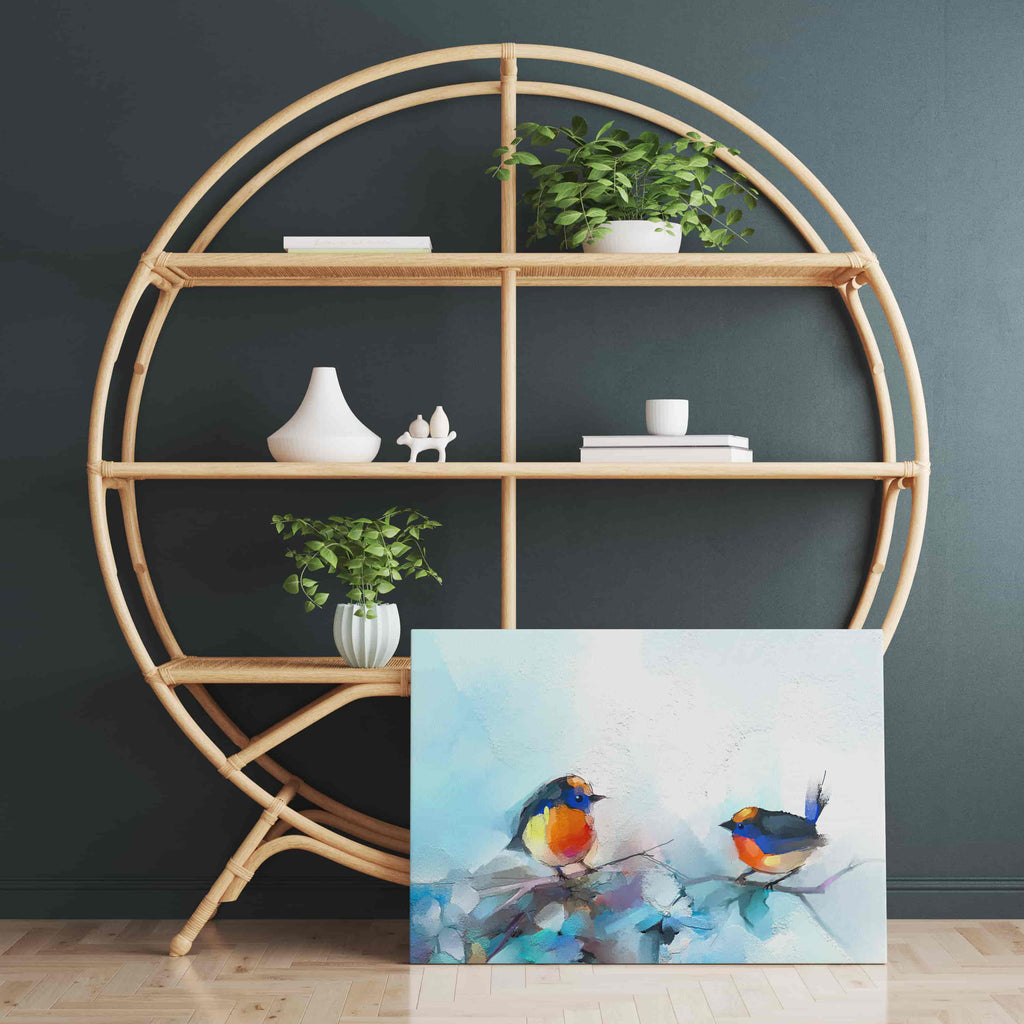 Watercolor Bird Print | Canvas wall art print by Wall Nostalgia. Custom Canvas Prints, Made in Calgary, Canada | Bird Painting Canvas, Bird Wall Art, Living Room Wall Art, Bird Canvas Wall Art, Bird Canvas Art, Bird Canvas Printing, Custom Photo Canvas Canada, Photo to Canvas Canada, Trendy Wall Art Canada, Bedroom Art
