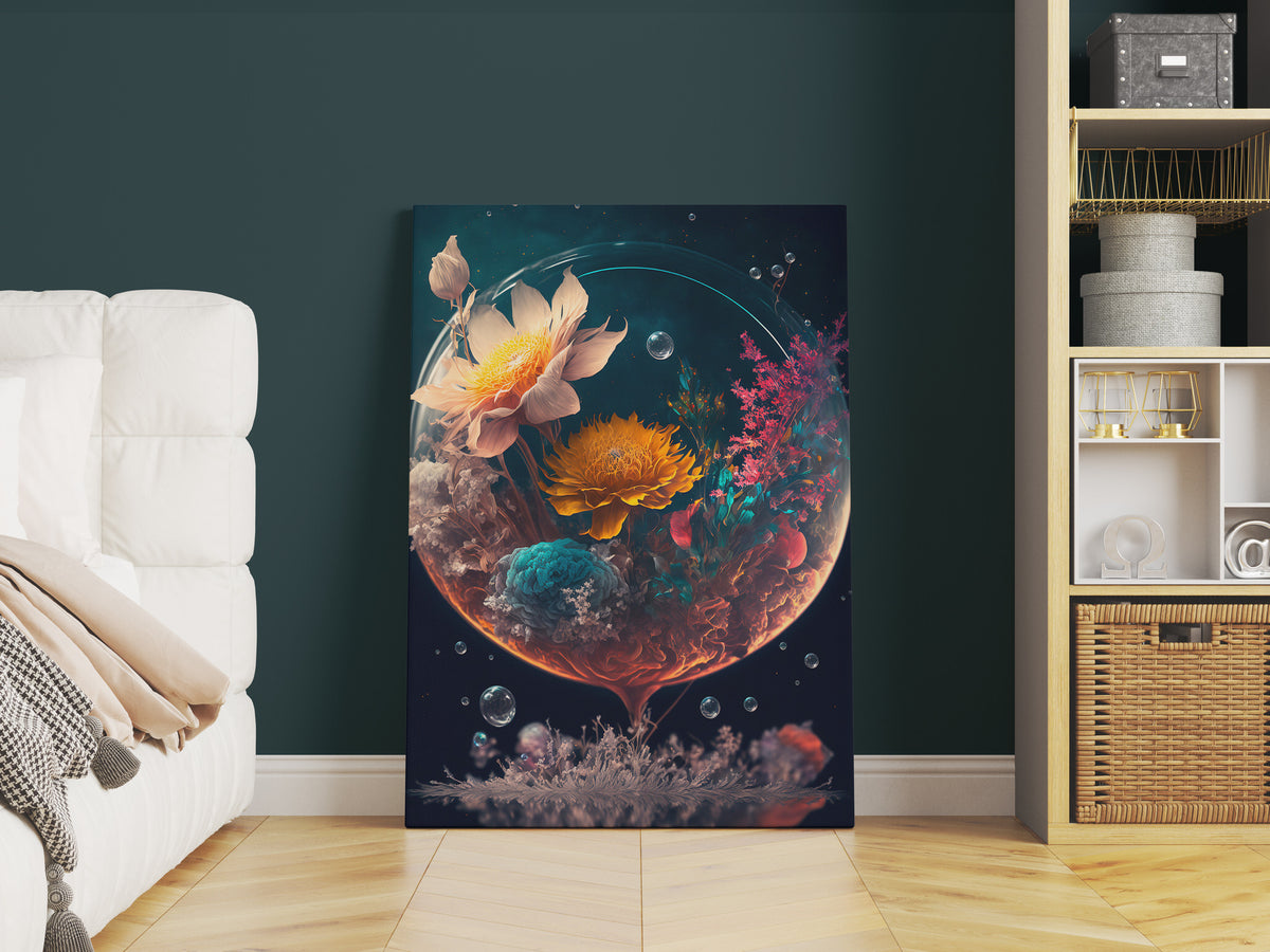 Flower Fantasy Canvas Print - Surrealism Art Canvas Wall Prints Canada ...