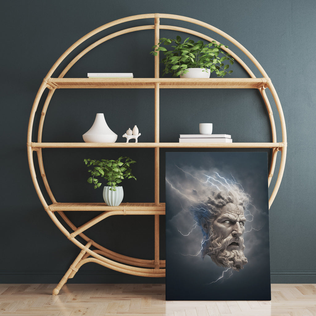 Greek God Print | Canvas wall art print by Wall Nostalgia. FREE SHIPPING on all orders. Custom Canvas Prints, Made in Calgary, Canada | Large canvas prints, framed canvas prints, Greek god canvas print | Greek print, Greek god print, Greek god art, Greek god canvas, Greek wall art, Greek statue print, Greek mythology