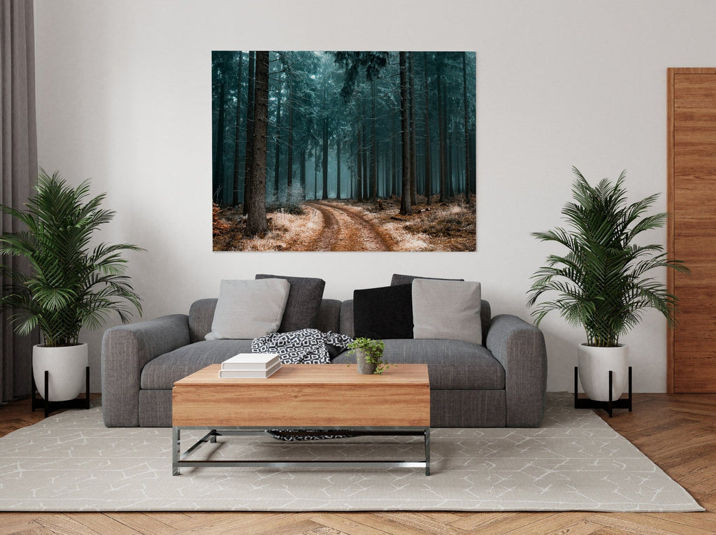 Forest Canvas Print | Canvas wall art print by Wall Nostalgia. FREE SHIPPING on all orders. Custom Canvas Prints, Made in Calgary, Canada | Large canvas prints, framed canvas prints, Forest Canvas Wall Art, Forest Print, Forest Art Print, Forest Canvas, Tree Canvas, Large Canvas Art, Large Canvas Print, Tree Art Print