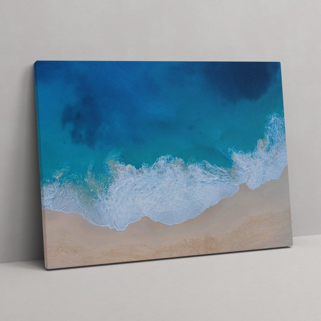 Ocean Wave Print | Canvas wall art print by Wall Nostalgia. FREE SHIPPING on all orders. Custom Canvas Prints, Made in Calgary, Canada | Large canvas prints, framed canvas prints, Wave Print Canvas Wall Art | Canvas print, Ocean print, Wave canvas, Ocean canvas, Wave wall print, Ocean wall print, Beach print, Beach art
