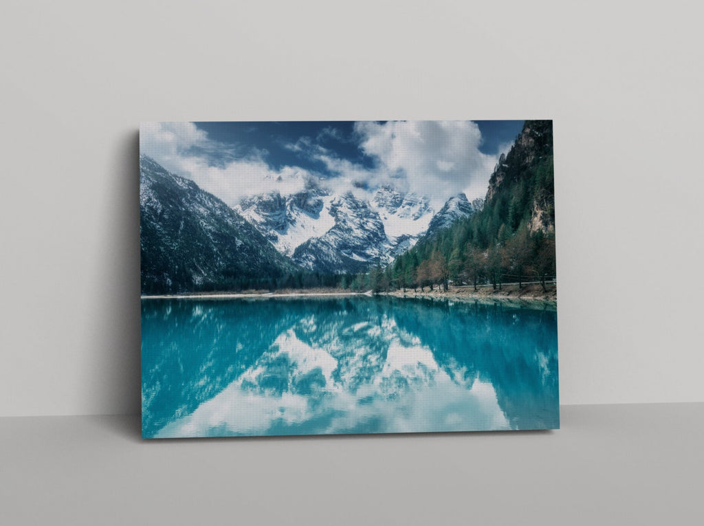 Mountain Wall Art Canvas Print | Mountain print, Mountain art, Mountain print wall art, Mountain print nursery, Mountain landscape print
