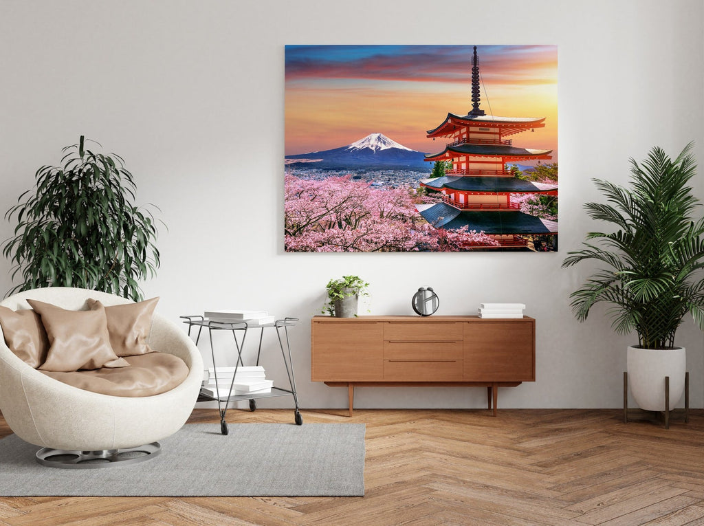 Mount Fuji Print | Canvas wall art print by Wall Nostalgia. FREE SHIPPING on all orders. Custom Canvas Prints, Made in Calgary, Canada | Large canvas prints, framed canvas prints, Mount Fuji Print Canvas Wall Art | Japan print, Mount Fuji wall art, Mount fuji canvas, Mt fuji print, Mt fuji wall art, Japan canvas art
