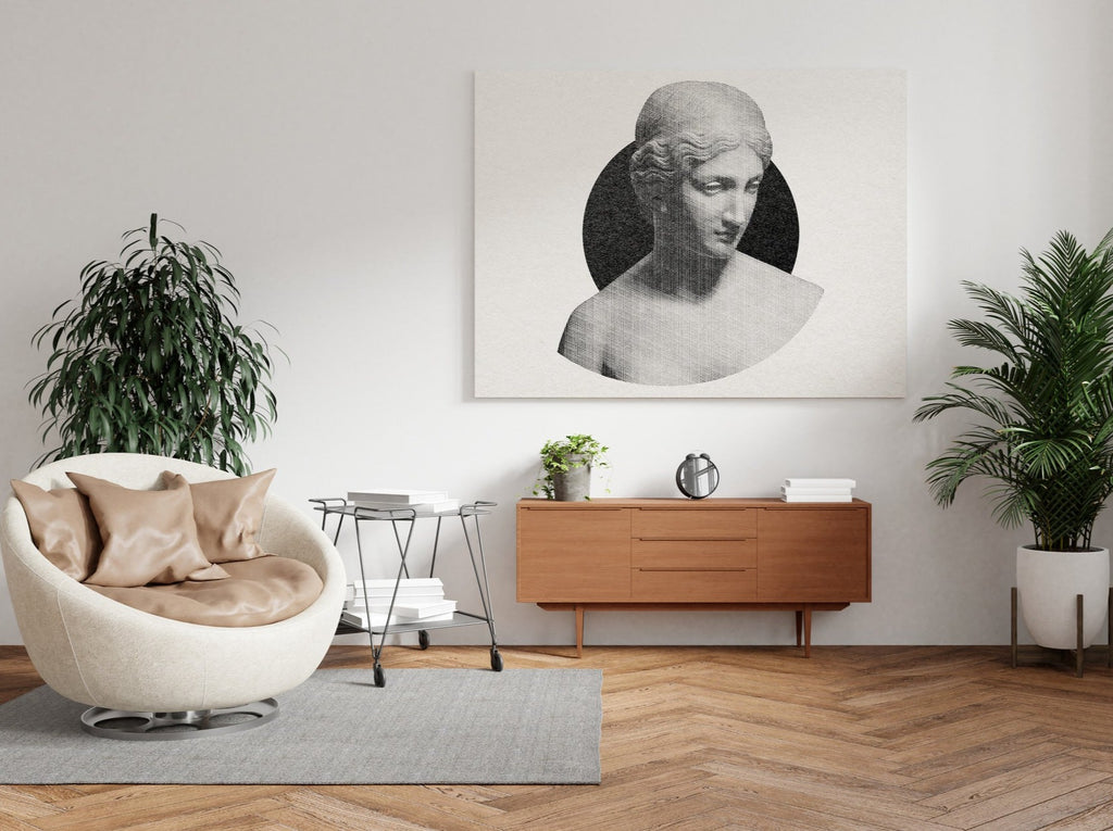 Greek Statue Canvas Print | Greek Statue Canvas wall art print by Wall Nostalgia. Custom Canvas Prints, Made in Canada, Large canvas prints, framed canvas prints, Greek statue wall art print | Canvas print, Greek print, Greek mythology print, Greek art, Greek statue print, Greek canvas, Greek mythology, Greek Art Print