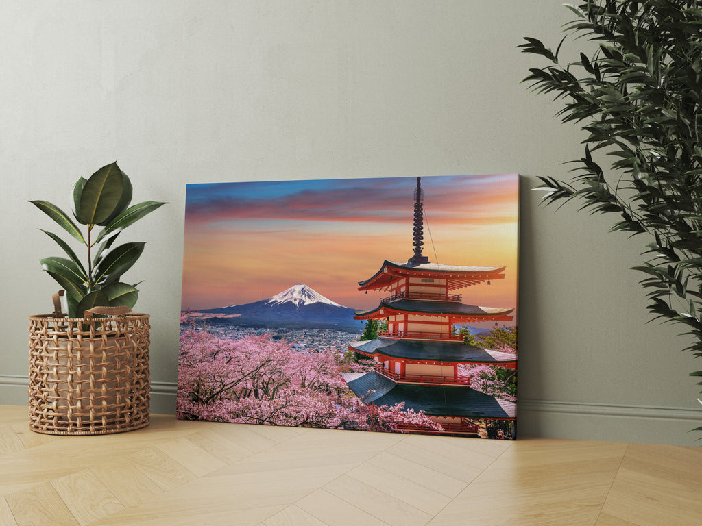 Mount Fuji Print | Canvas wall art print by Wall Nostalgia. FREE SHIPPING on all orders. Custom Canvas Prints, Made in Calgary, Canada | Large canvas prints, framed canvas prints, Mount Fuji Print Canvas Wall Art | Japan print, Mount Fuji wall art, Mount fuji canvas, Mt fuji print, Mt fuji wall art, Japan canvas art